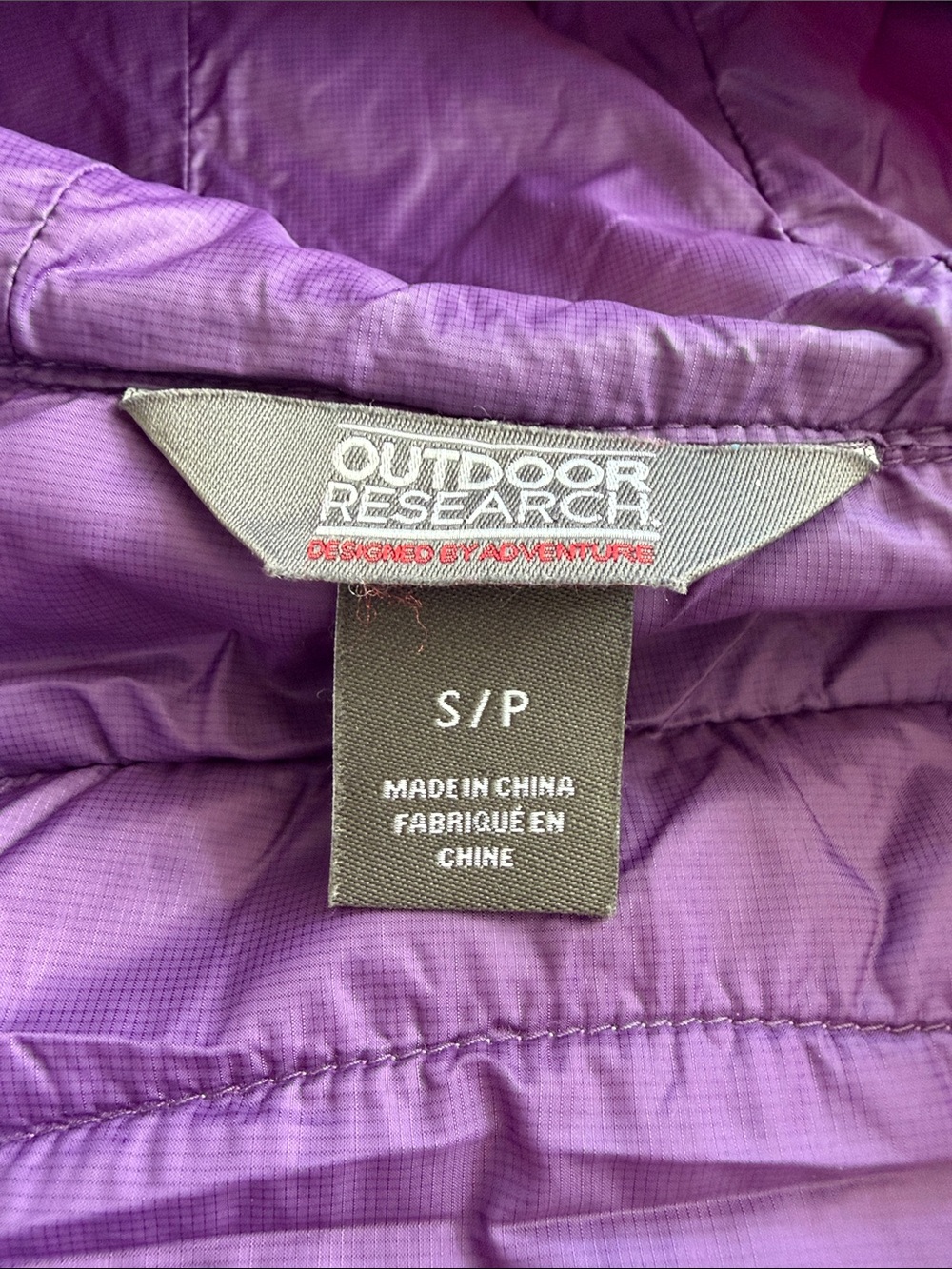 Outdoor Research Women's Hooded Insulated Puffer Jacket - Purple - Picture 2 of 2